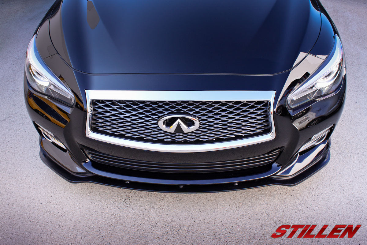 2014-17 Infiniti Q50 Premium - Front Splitter [Matte Black] - KB11226