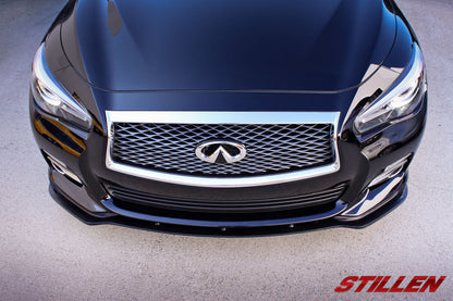 2014-17 Infiniti Q50 Premium - Front Splitter [Matte Black] - KB11226