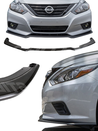 2016-2018 Nissan Altima Front Splitter [Matte Black] - KB13152