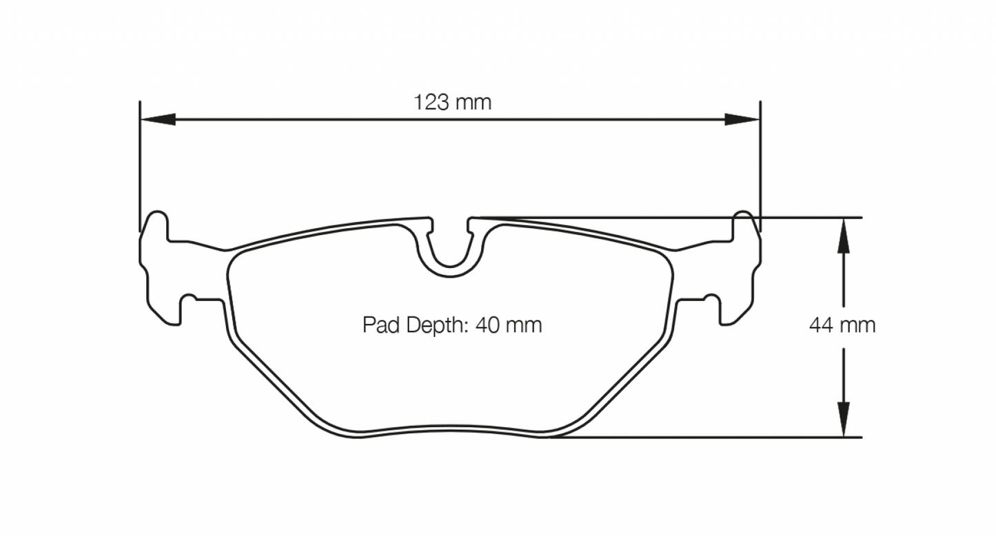 PAGID Racing Pagid BMW M3, M5, Z3/4 RSL29 Front Brake Pads 1295-RSL29