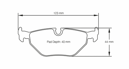 PAGID Racing Pagid BMW M3, M5, Z3/4 RSL29 Front Brake Pads 1295-RSL29