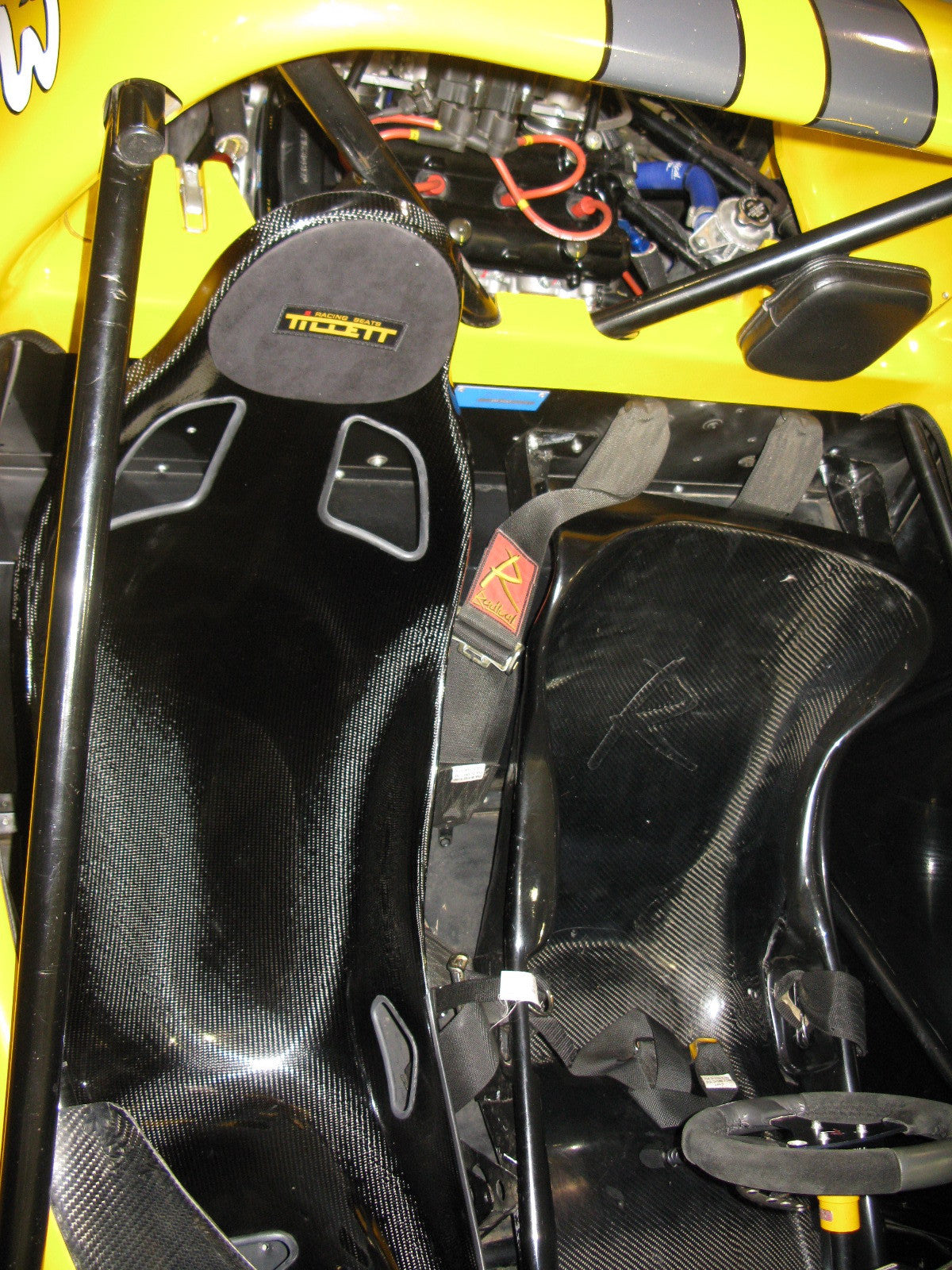 Tillett B4 Black GRP Race Car Seat with Edges Off TIL-B4-B-40