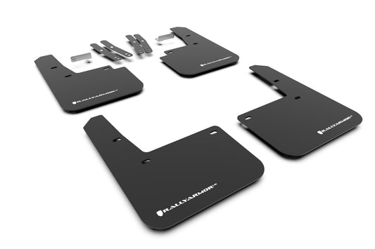 Rally Armor MF63-UR-BLK/WHT 2018-2021 Hyundai Kona Black Mud Flap/White Logo