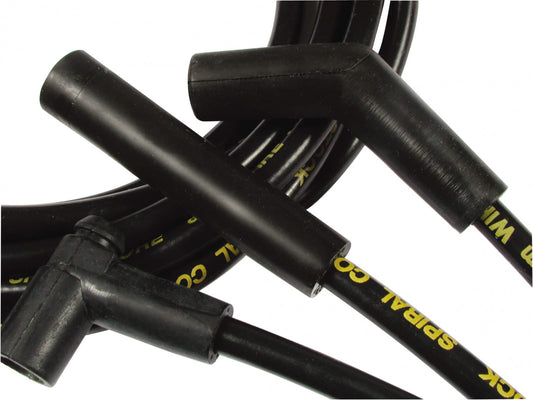 ACCEL Spark Plug Wire Set - Super Stock Spiral Core 8mm - GM V8 1975-90 - Black 5053K