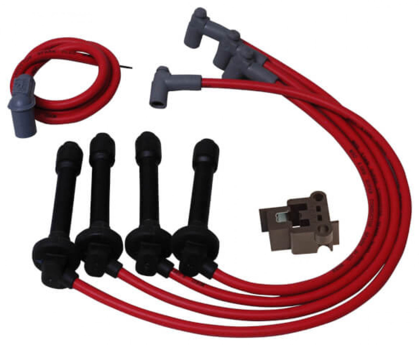 MSD Super Conductor Spark Plug Wire Set, Honda Civic 1.6L '92-'00 w/Tower Cap '35359