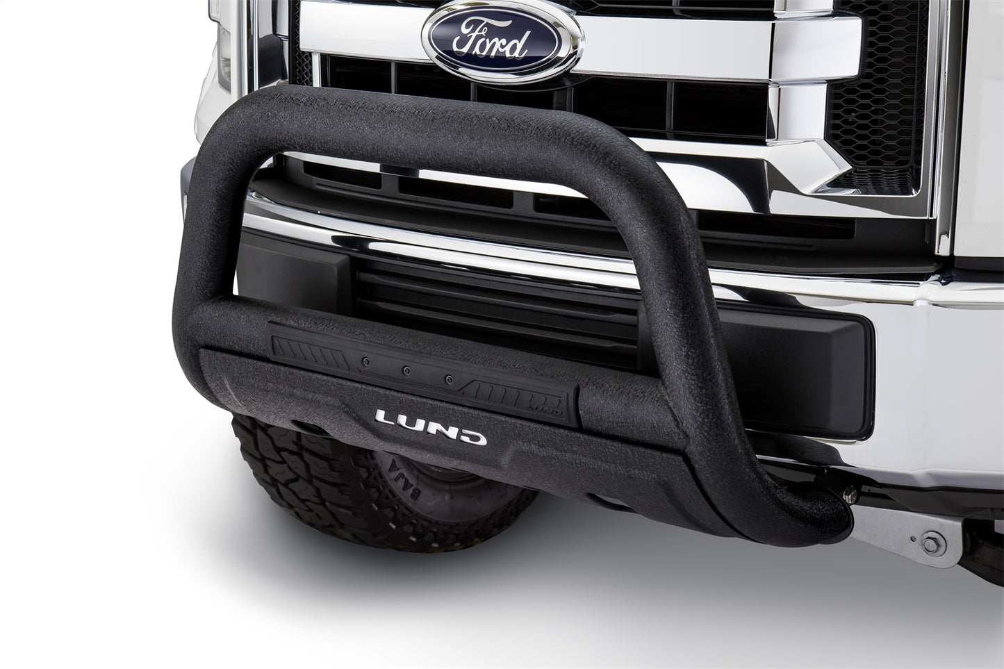 Lund 47121206 Black Bull Bar With Integrated 20 Inch LED Light Bar For 2004-2022 Ford F-150