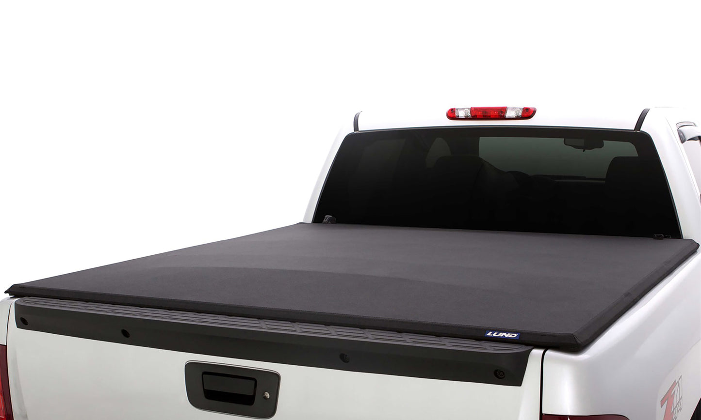 Lund 96860 Genesis Elite Roll Up Truck Bed Tonneau Cover For 2004-2015 Nissan Titan With Or Without Utility Track; Fits 6.6 Ft. Bed