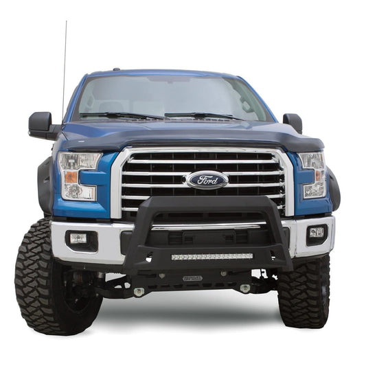 Lund 86521206 Revolution Black Steel Bull Bar With Integrated LED Light Bar For 2004-2022 Ford F-150 (Excludes Heritage)