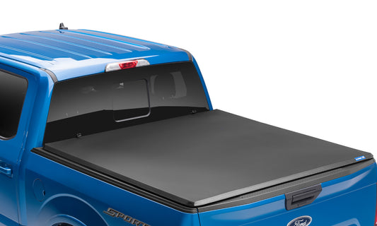 Lund 950120 Genesis Tri-Fold Truck Bed Tonneau Cover For 2007-2021 Toyota Tundra Incl Track Adptr Kit W/o Trail Special Edition Box; Fits 5.5 Ft. Bed