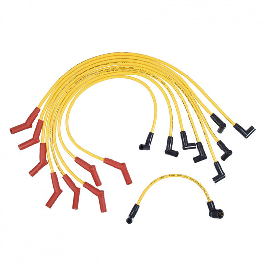 ACCEL Spark Plug Wire Set - Super Stock Graphite Core 8mm - Ford / Mercury V8 - Yellow 4052