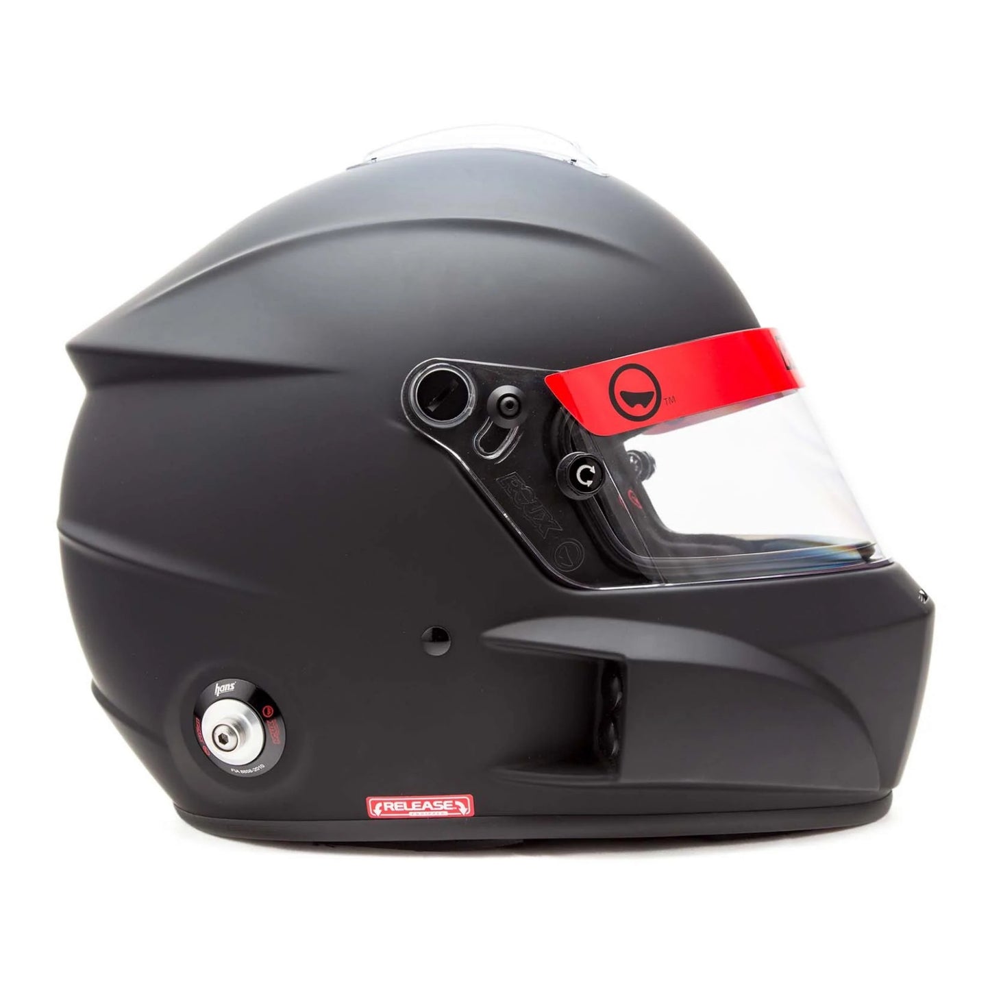 Roux R-1 SA2020 Racing Helmet Black X-Large RXHR1F-20F55-XL