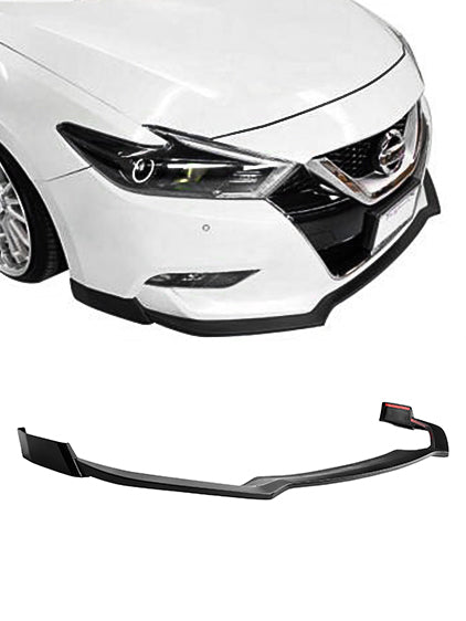 2016-2018 Nissan Maxima Front Lip Splitter [Matte Black] - KB12841