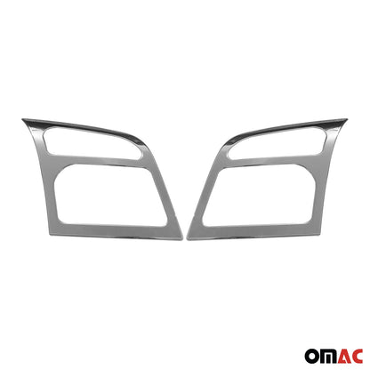 OMAC For Ford Transit Connect 2010-2013 Headlight Cover & Stop Light Cover Chrome Set G003334
