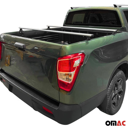 OMAC Trunk Bed Carrier Roof Racks for Nissan Frontier 2005-2021 Gray 2Pcs G001973