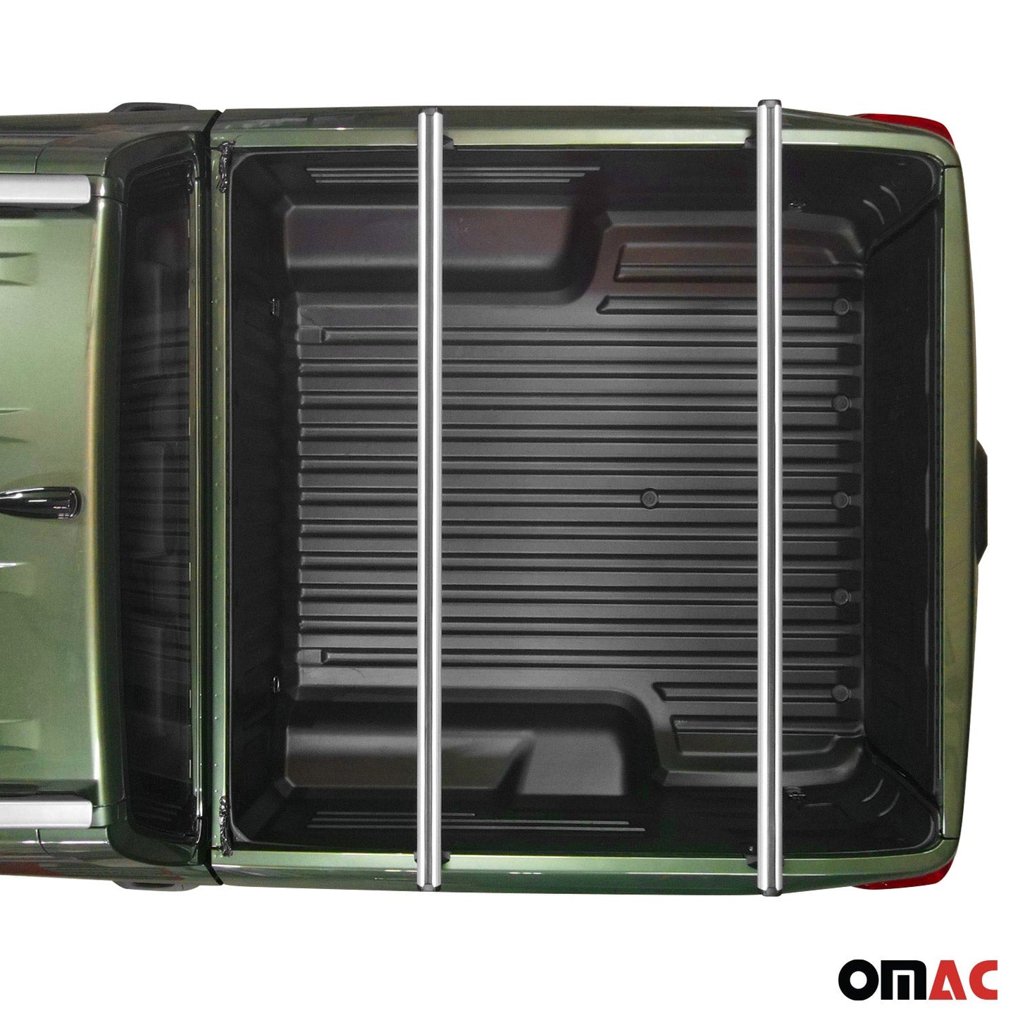 OMAC Trunk Bed Carrier Roof Racks for Ford Ranger 2019-2023 Gray 2Pcs 4915919