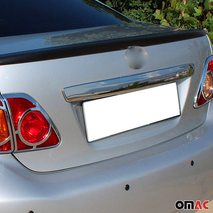 OMAC Fits Toyota Corolla 2006-2010 Chrome Trunk Lid Tailgate Grab Handle Trim S.Steel 7011052