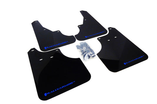 Rally Armor MF11-UR-BLK/BL - 2009-2013 Subaru Forester 2.5X/XT - Black Mud Flap/Blue Logo