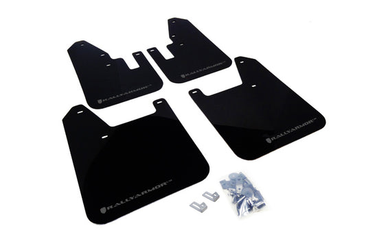Rally Armor MF13-UR-BLK/GRY - 1998-2002 Subaru Forester - Black Mud Flap/Grey Logo