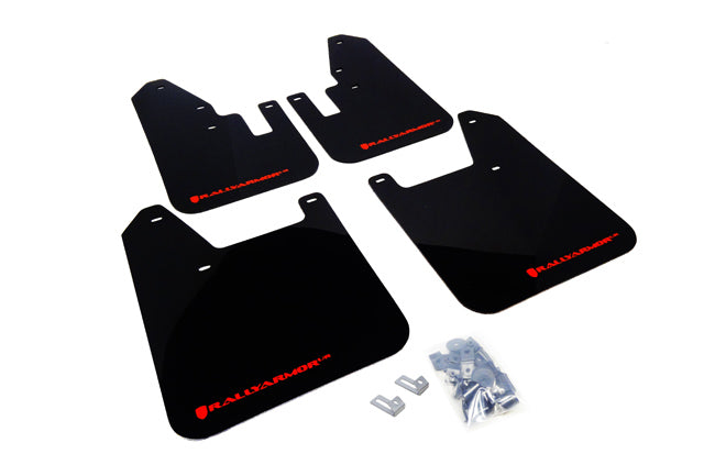 Rally Armor MF13-UR-BLK/RD - 1998-2002 Subaru Forester - Black Mud Flap/Red Logo