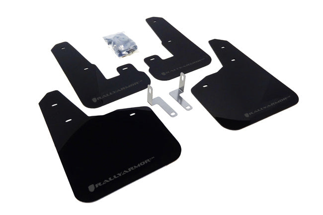 Rally Armor MF14-UR-BLK/GRY - 2010-2014 Subaru Legacy 2.5i 3.6R - Black Mud Flap/Grey Logo