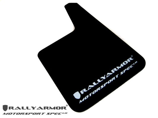 Rally Armor MF20-MSUR-BK/WH - Universal - Black Mud Flap/White Logo