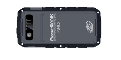 XS Power Batteries 6,000mAh PowerSports Bank. Gray plastic housing PB-6.0