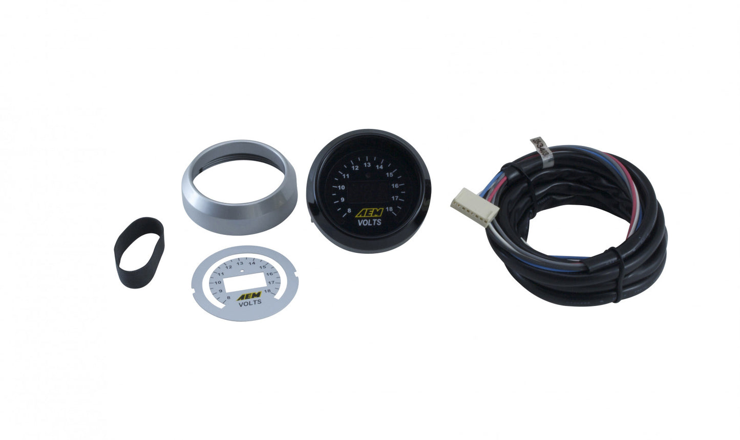 AEM Digital Volt Gauge 8~18Vs 30-4400