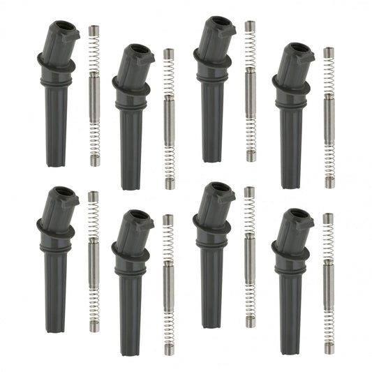 ACCEL High Performance Ignition Coil Boots, 1997-2011 Ford 2-valve engines, Black, 8-Pack 170032