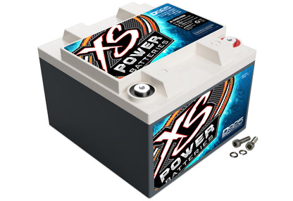 XS Power Batteries 12V AGM D Series Batteries - M6 Terminal Bolts Included 2000 Max Amps D925