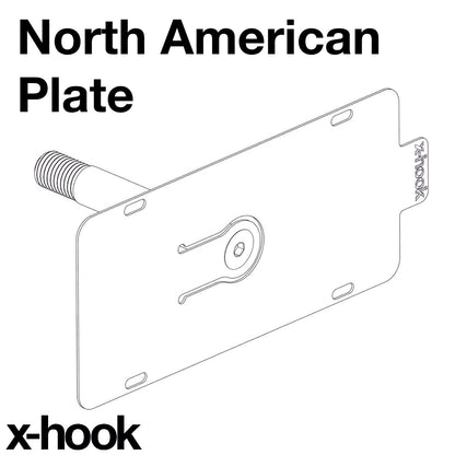 US/MEX/CAN No Drill License Plate Bracket