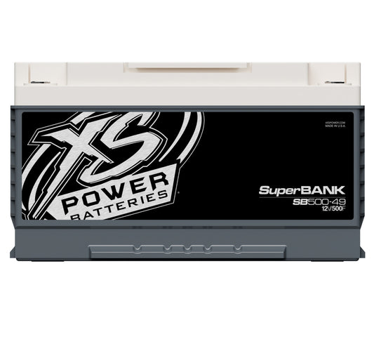 XS Power Batteries 12V Super Bank Capacitor Modules - M6 Terminal Bolts Included 10000 Max Amps SB500-49