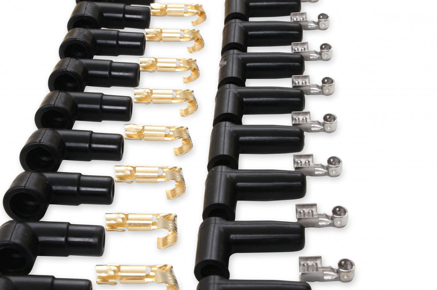 ACCEL Spark Plug Wire Set - 8mm - Yellow with Orange 90 Deg Boots 4041