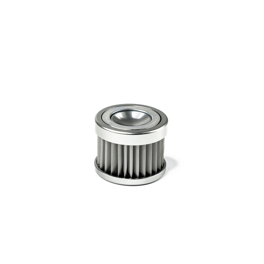 Deatschwerks In-line fuel filter element, stainless steel 5 micron. Fits DW 70mm housing. Universal DEW-8-02-070-005