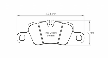 PAGID Racing Pagid Porsche 991 Carrera S / GTS, Boxster Spyder RSL29 Front Brake Pads 4922-RSL29