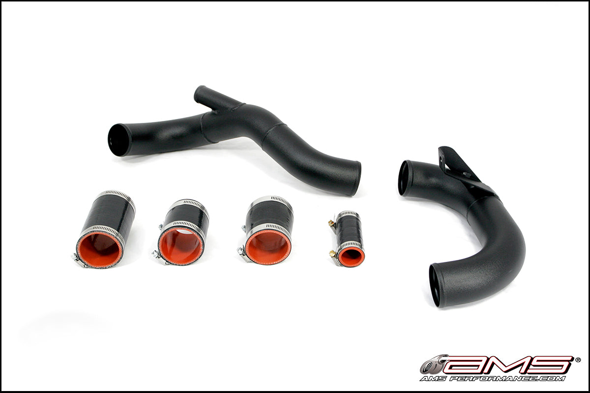 AMS Performance Mitsubishi Lancer Evolution X Lower Intercooler Pipe - Stock BOV AMS.04.09.0003-2