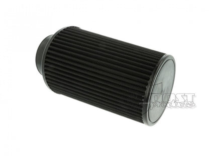 BOOST products Universal Air Filter 76mm (3") ID Connection, 200mm (7-7/8") Length Black IN-LU-200-076