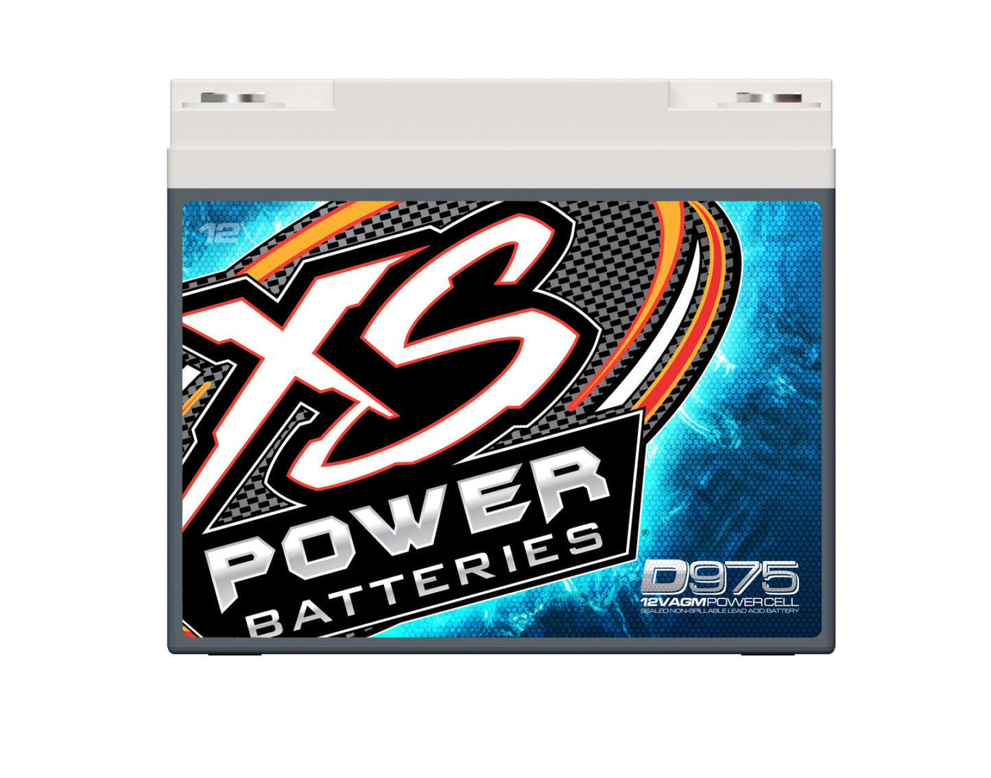 XS Power Batteries 12V AGM D Series Batteries - M6 Terminal Bolts Included 2100 Max Amps D975