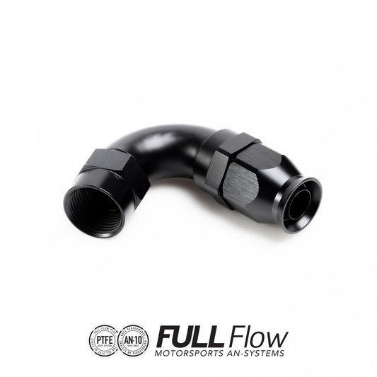 Nuke Performance Full Flow PTFE Hose End Fitting 120 Degree AN-10 810-12-10