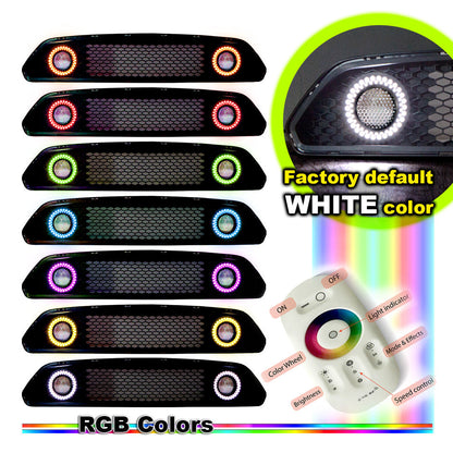 RENEGADE 2015-2017 Ford Mustang Front Grille with RGB DRL WINJET-CGRNG0613-RGB (ENGINEERING HOLD)