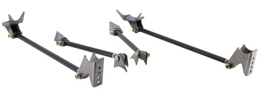 Ridetech Triangulated Four Link , Universal Weld-in with black powder coated bars. 18987999