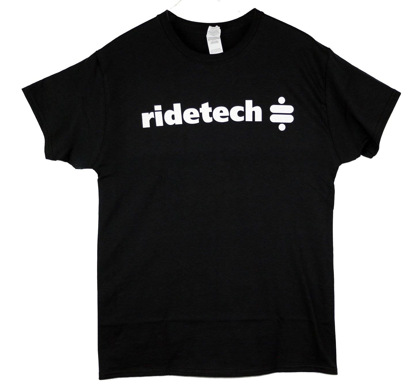 Ridetech (2X) T-shirt - Black with White Ridetech Icon, 2XL. 88085004