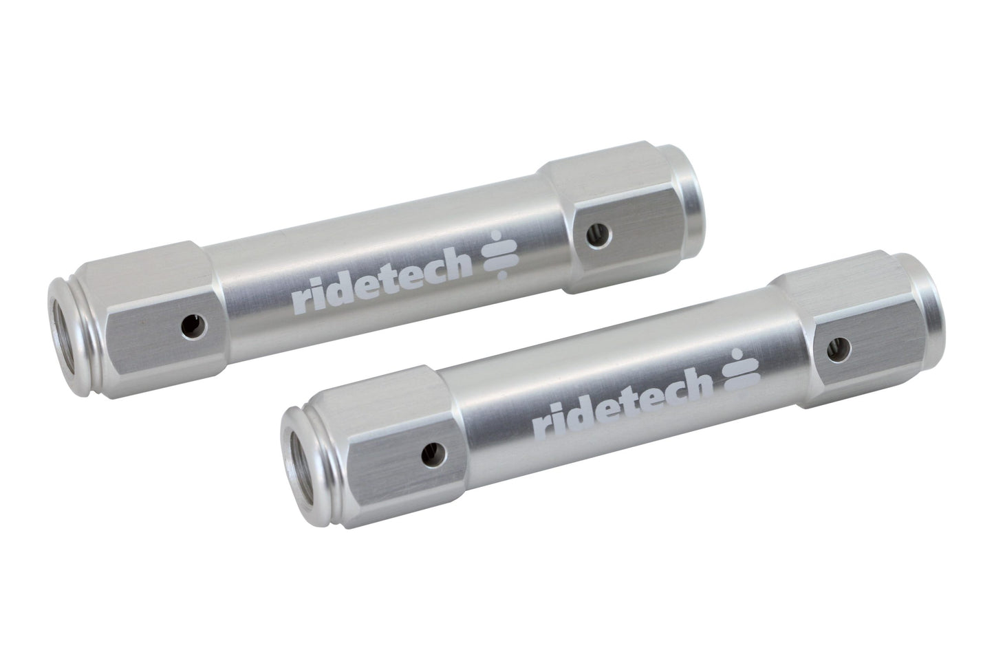 Ridetech Billet aluminum tie rod adjusters for 1978-1988 GM G-Body. 11329400