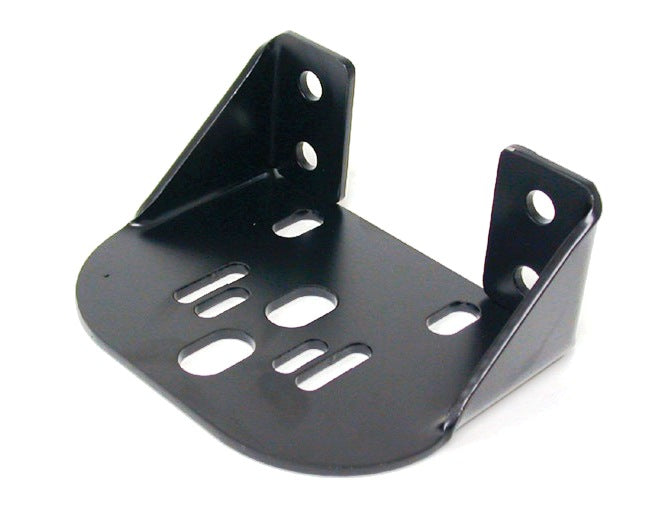 Ridetech Bolt-On rear upper air spring bracket, powder coated black. 90000002