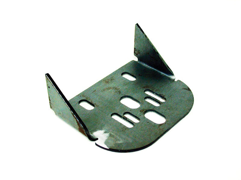 Ridetech Weld-On rear upper air spring bracket, uncoated. 90000004