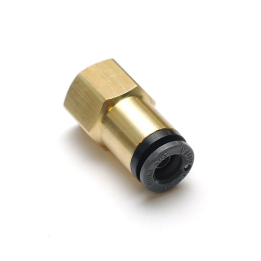 Ridetech Airline Fitting, Straight. 1/4" Female NPT to 1/4" Airline. 31954101