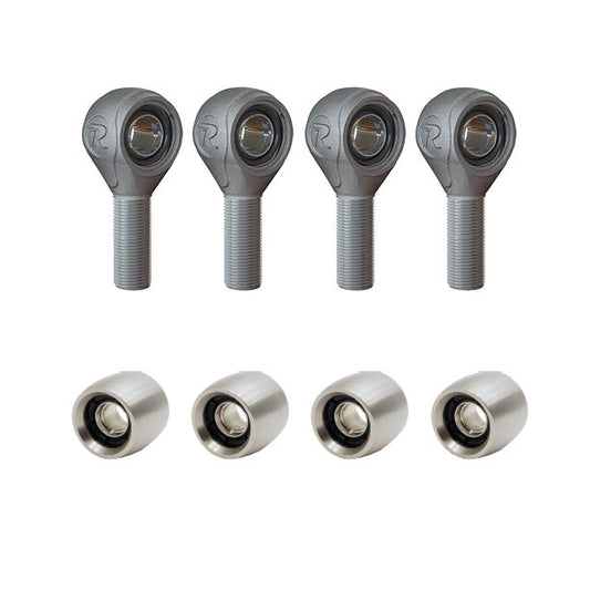Ridetech R-Joint 8 Pack - Weld-On. Includes 4 RH threaded R-Joints and 4 weld on R-Joints 11009518