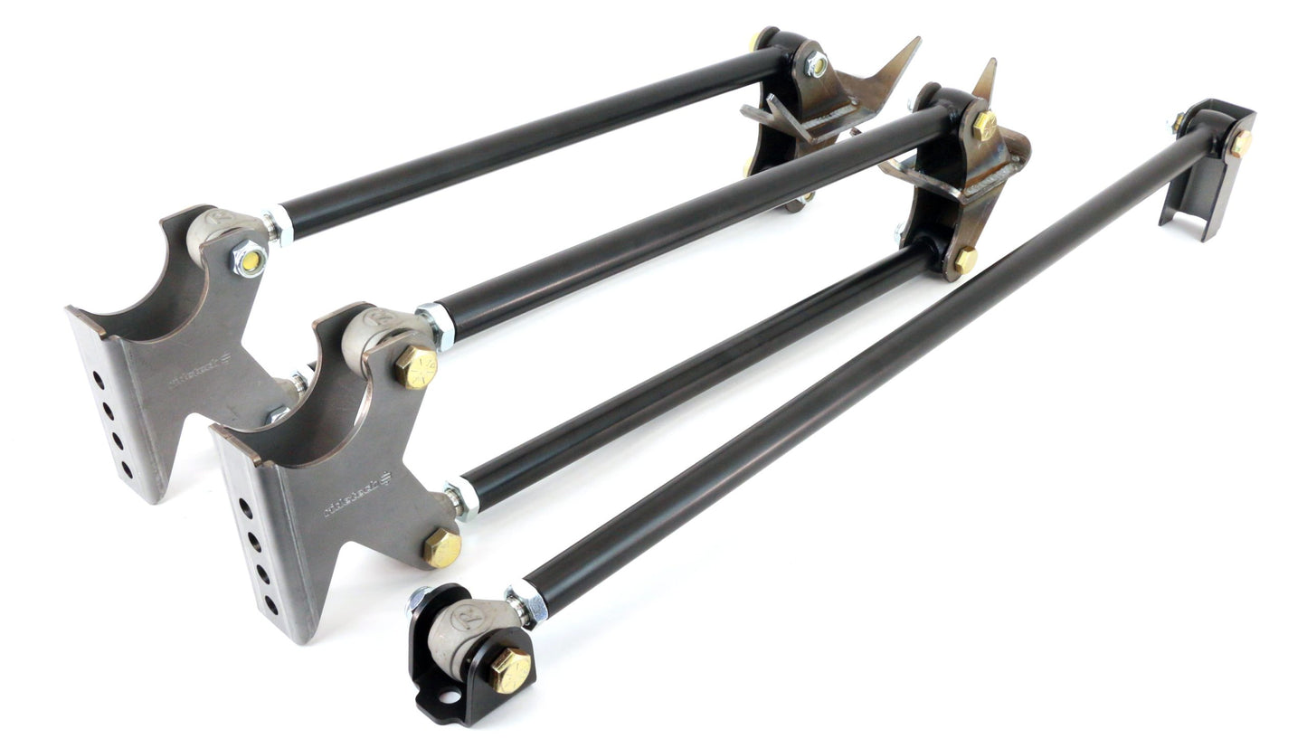 Ridetech Parallel Four Link , Universal Weld-in with polished stainless bars. 18988999