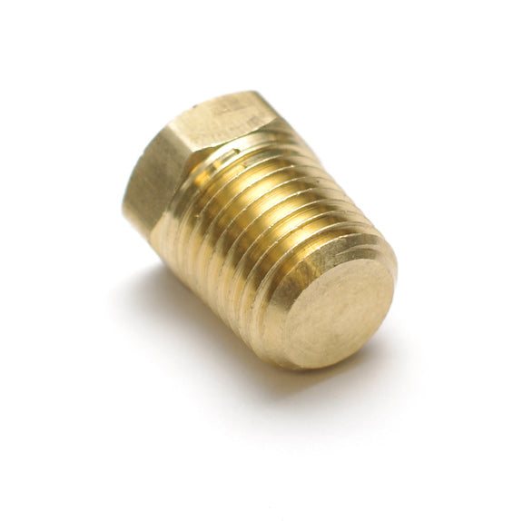 Ridetech Airline Fitting, Plug. 1/4" NPT - Male Hex Head 31957004