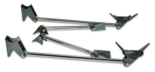 Ridetech Triangulated Four Link , Universal Weld-in with polished stainless bars. 18988099