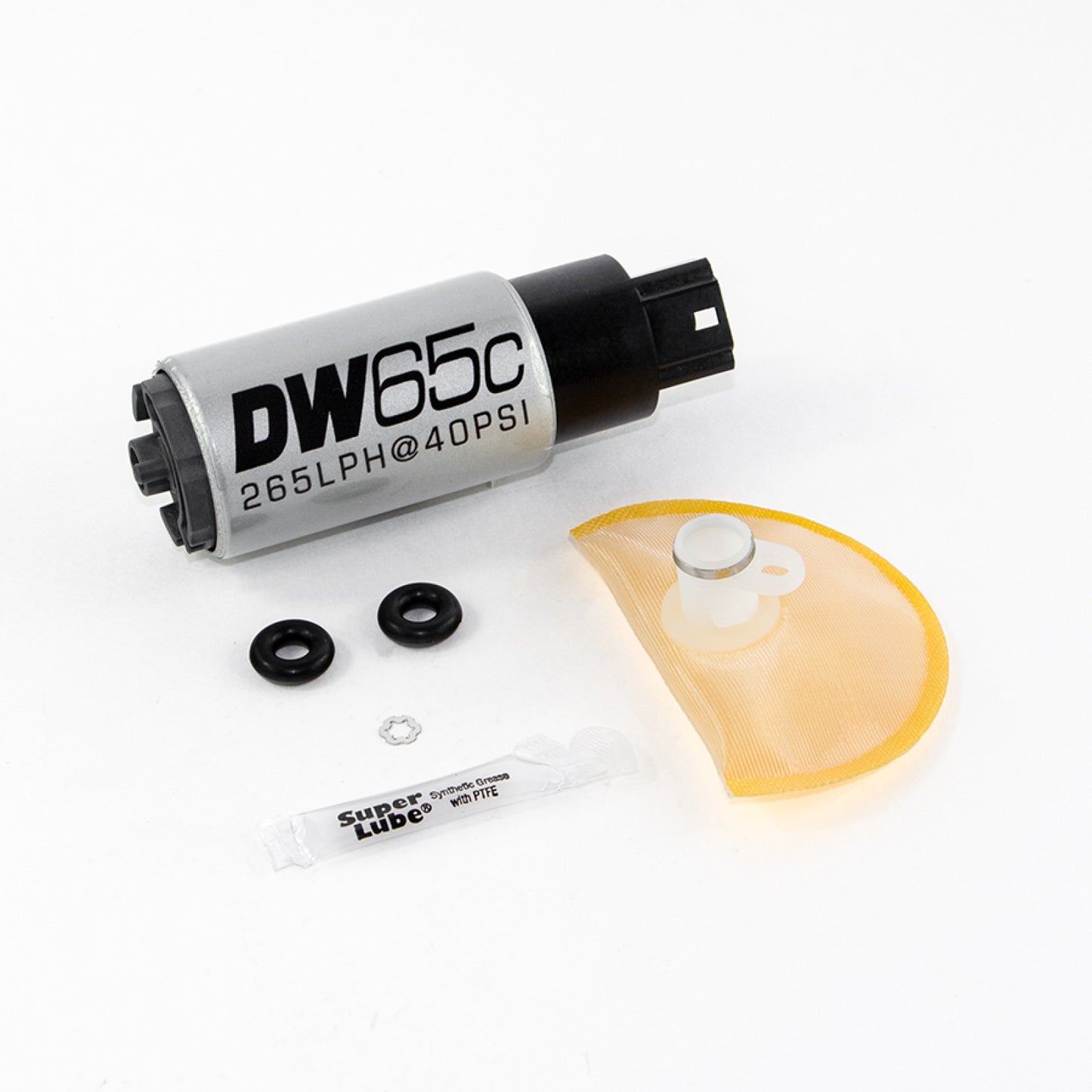 Deatschwerks DW65C series, 265lph compact fuel pump without mounting clips and install kit for IV Gen Holden Commodore 07-13 6.0 V8 DEW-9-651-1018
